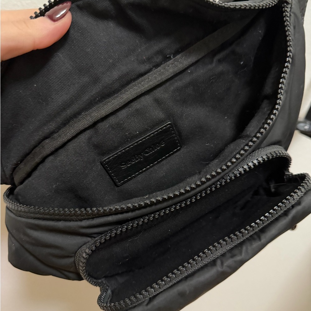 See by Chloé Black Nylon Logo Belt Bag / Fanny Pack - Picture 4 of 9